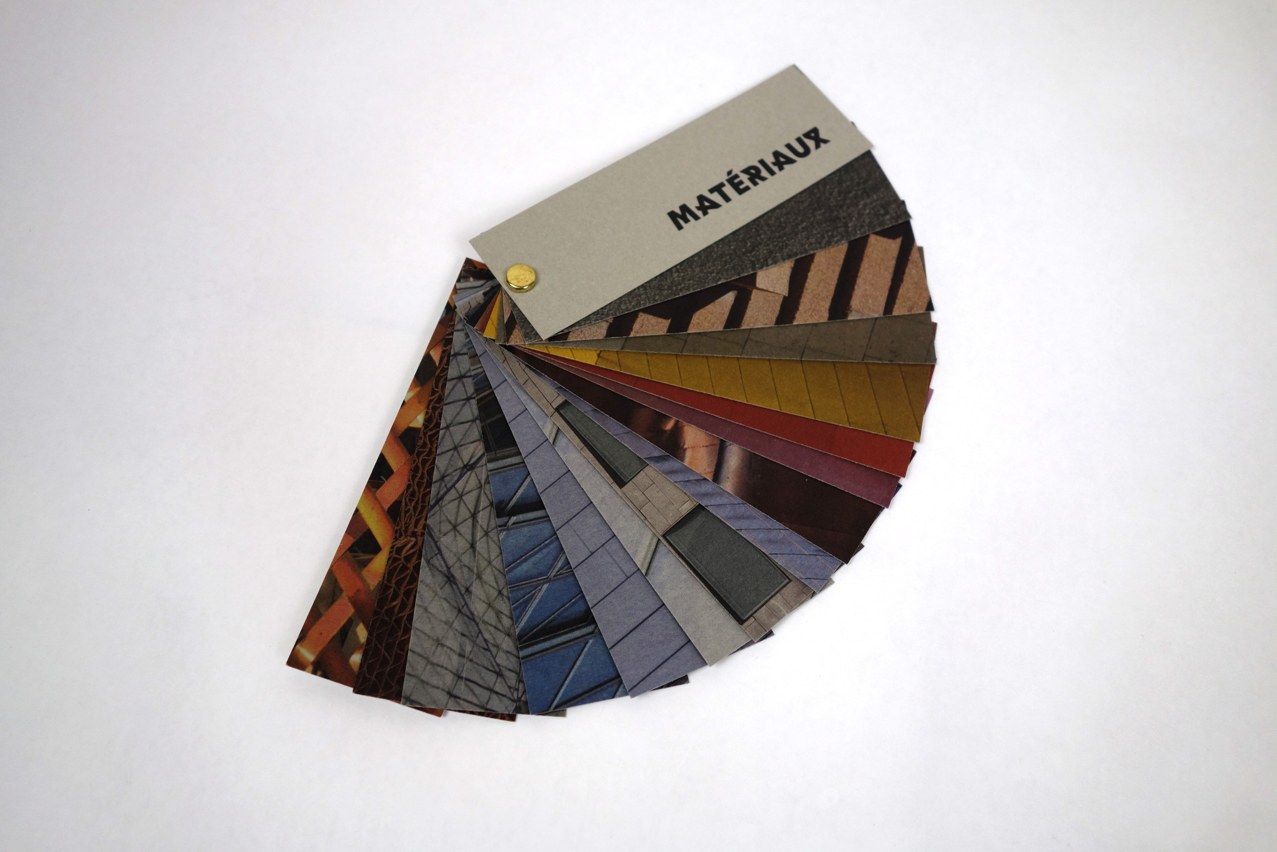 photo du nuancier des matériaux