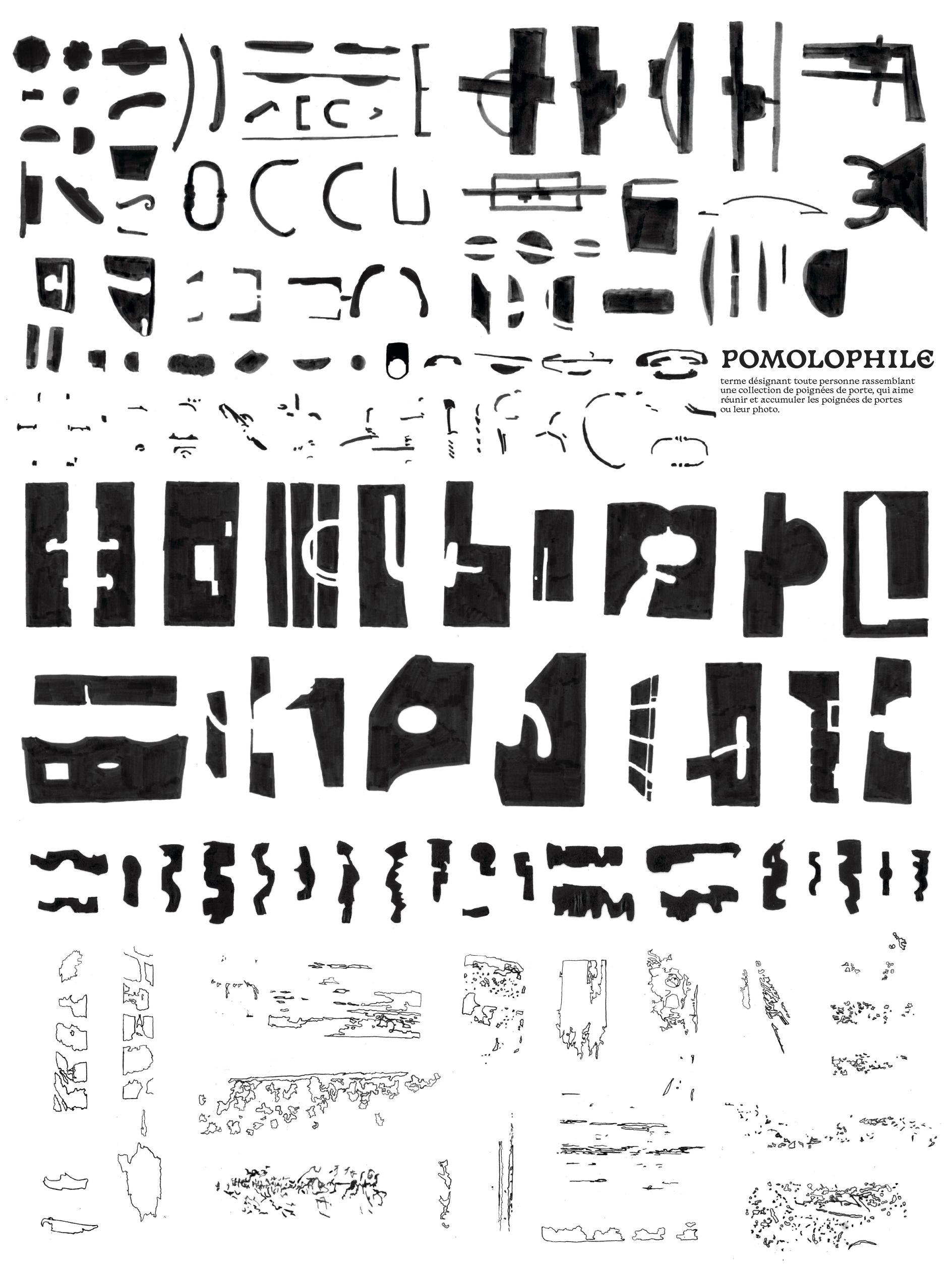 Affiche et édition sur la pomolophilie